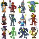 DIYDEC 12PCS Halloween Building Blocks Toys, Mini Party Favors Building Set for Kids Bricks Toys for Boys Girls Holiday Goodie Bags Stocking Stuffers Classroom Prizes Birthday Gifts