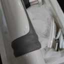 VOYOR Electric Body Brush Back Scrubber for Shower Rechargeable Exfoliating Bath Brush Powered Shower Brush with Non-Slip Long Handle Deep Cleansing, Exfoliation, Massaging Spin Brush BC100 (Grey)