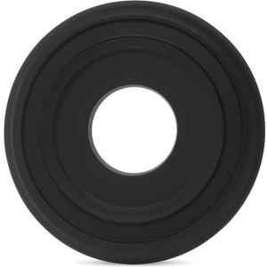 Ceiling Medallions for Light Fixtures, 12.2" OD X 3.9" ID PU Ceiling Light Medallion Black Ceilings Fan Cover Medallion for Lights Fixture Ceilings Lights Cover Plate for Fixtures Fans