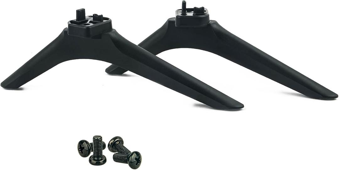 Replacement TV Stand Legs Tabletop TV Mount Holder Base Applicable for Hisense 43" FHD LED Smart TV 43H4030F3 (Black Color)