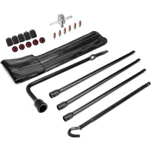 Dr.Roc Spare Tire Tool Kit with Spare Tire Jack Handle and Wheel Lug Wrench Spare Tire Kit Spare Tire Tool Compatible with Dodge Ram 1500 2003-2021 Ram 1500 Classic 2019 Jeep Gladiator 2020-2021