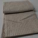 Bedsure Waffle Weave Pillow Shams Covers - 2 Pack 100% Cotton Standard Size Pillow Shams with Envelope Closure, Ultra Soft and Cozy Pillowcases, Khaki, 20x26 Inches