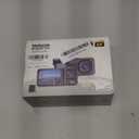 3 Channel 4K Dash Cam with 5GHz WiFi & APP Control, 4K+1080P+1440P Dash Cam Front and Rear Inside with 64GB Card, Dash Camera for Cars with Night Vision, Loop Recording, 24H Parking Mode, G-Sensor