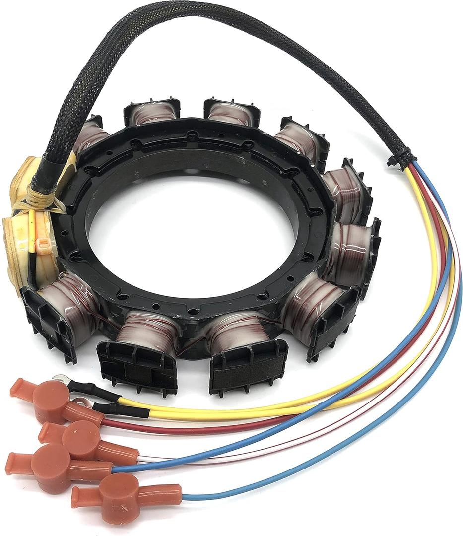 OMGparts Stator for Mercury/ Mariner 9 Amp Outboard 30HP-85HP 2-Stroke 3/ 4-Cylinder (1976-1997) Boat Parts 174-5454K1 398-5454A22