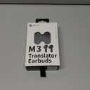 Timekettle M3 Language Translator Earbuds, Two-Way Translator Device with APP for 40 Languages Online, Voice Translator for Exploring Expat Life Freely, Compatible with iOS, Android (Online Version) (Without Offline Package (Black))