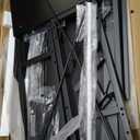 ODK Reversible Gaming Desk LED Lights, 40 Inch Computer Desk with Storage Shelves & Monitor Stand, Study Table for Home Office, Small Space Bedroom, Carbon Fiber Black