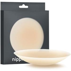 Dealswin Nipple Covers Silicone Breast Pasties: Seamless and Ultra Thin Adhesive Petals, Reusable Sticky Nipplecovers Nude for Women