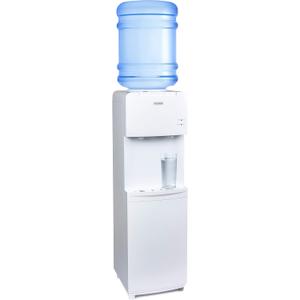 Igloo Top Loading Water Cooler for Hot & Cold Dispenser  White, Holds 3 & 5 Gallon Jugs, Child Safety Lock  for Homes, Kitchens, Offices, Dorms