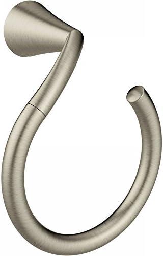Moen YB2386BN Glyde Towel Ring, Brushed Nickel