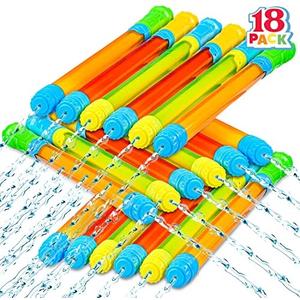 JOYIN 18 Pack 16.5'' Water Gun, Blaster Squirt Guns, Bulk Summer Outdoor Swimming Pool, Backyard, Beach Water Game Fighting Play Pool Toys