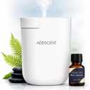 Atom Plug-in Fragrance Oil Diffuser 60ml Capacity, Smart Timer, Adjustable Intensity, Energy Efficient, Compact White Aroma Machine for Home, Office and Spa, Premium Plug in Oil Diffuser