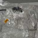 R&M Richards Metallic Foil Print Chiffon Sheath Dress W/Jeweled Neckline & Pleated Mesh Jacket (10)