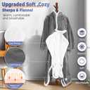 Wearable Heated Blanket with Foot Pocket, Electric Wearable Throw Blanket with Sleeves, Hood, Portable Heated Blanket with 8 Heat Settings, 1-10 Hours Auto Shut-off, Gift for Family, Friends, 50*70"