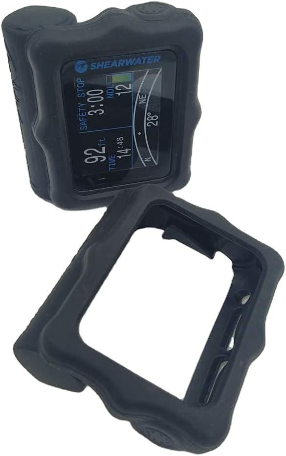 Silicone Protective Cover for Shearwater Perdix/Perdix 2 / Perdix AI Diving Computer (Black)