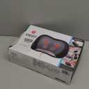 HoMedics 3D Shiatsu FullBody Massager with Therapeutic Vibration, Soothing Heat with DeepKneading Massage Helps Release Tension in Neck, Back, Shoulders, Lightweight for Home, Office, Travel