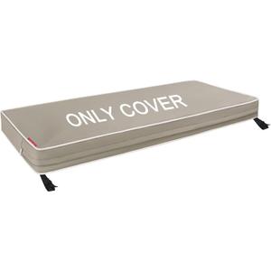 Porch Shield Outdoor Bench Cushion Cover  Waterproof Swing Cushion Cover for Patio Furniture Loveseat (Not Insert) Beige 45" W x 18" D x 3" H