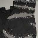 Nagfar Women Sexy Rhinestones Strapless Black Dress Cut Out Curves Elegant Party Evening Long Dress﻿﻿(SK3379-Black-S)