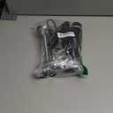 Bonsenkitchen Hand Blender, Immersion Blender with 2 Mixing Speed, Electric Handheld Mixer Portable Stick Mixer with Stainless Steel Blades for Soup, Smoothie, Puree, Baby Food (Single, Black)