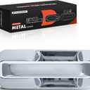 A-Premium Front or Rear Passenger Side Upgraded Metal Exterior Door Handle Compatible with Ford F-150 2015-2020, Crew Cab Pickup/Extended Cab Pickup/Standard Cab Pickup, Without Passive Entry, Chrome