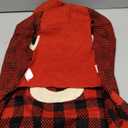 KYEESE Dog Christmas Sweater with Reindeer Pattern, Cozy Large Pet Christmas Red Buffalo Plaid Knit, Turtleneck Dog Sweater for Large Dogs with Leash Hole, Soft Warm Pet Clothes, XXX-Large (3XL (60-80lbs))