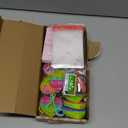 JOYIN 30 Packs Valentine's Day Gift Cards with Heart Pop Bubble Keychain, Mini Pop Squeeze Toys, Stress Relief Fidget Toys for Kids Party Favors, Classroom Exchange and Game Prizes