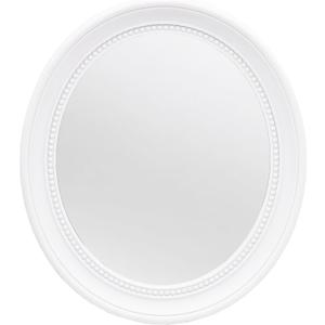 OIGUMR White Oval Bathroom Mirror Oval Wall Mirror 20 x 16.1 inch