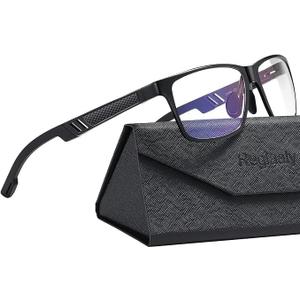 Blue Light Blocking Glasses Metal Frame for Men/Woman Gaming Computer Screen Glasses