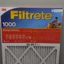 Filtrete 20x25x1 AC Furnace Air Filter, MERV 11, MPR 1000, Micro Allergen Defense, 3-Month Pleated 1-Inch Electrostatic Air Cleaning Filter, 4 Pack (Actual Size 19.69 x 24.69 x 0.81 in)