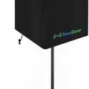 10-Inch PA/DJ Speaker Cover  Black 420D Polyester with Silver UV50 Coating  Water-Resistant, Protective Bag for Stand-Mounted Powered Speakers  Lightweight, Open-Bottom Design (Single Cover)