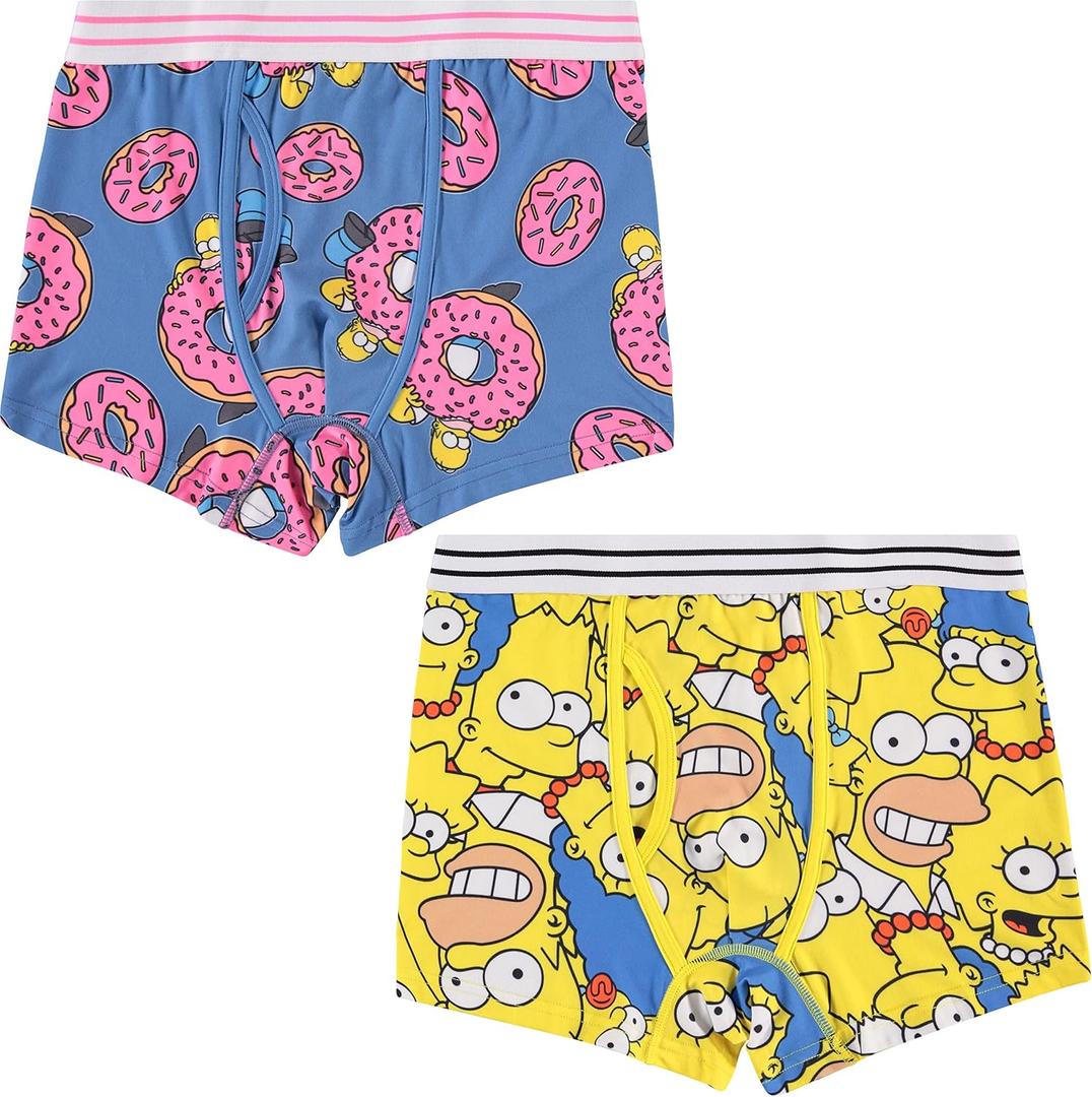 The Simpsons Simpsons Men's Lounge Pants/Boxer Shorts Officially Licensed Soft Comfortable Fit | Fun Character Design XL