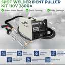 Spot Welder Dent Puller Machine Body Repair Dent Removal Tools 6 Models Dent Puller Welder 110V 3800A Car Dent Puller Smaller Welding Spot Stud Welder Dent Repair Kit Dent Remover Tool For Car/Trucks