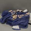 Princess Hyrulelu Velvet Cosplay Hooded Long Cape Cloak Costumes Dress 66.93 Inches Blue