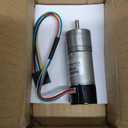 25GA370 DC Encoder Metal Gearmotor 12V High Speed 150RPM Gear Motor with Two-Channel Hall Effect Encoder for DIY Parts