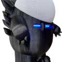 Splin Table Stand Holder Compatible with Amazon Alexa Smart Speaker Echo Dot (4th and 5th gen.) and Apple HomePod Mini, Echosaurus Style (Black)