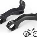 Mountain Bike Handlebar Ends Ergonomic Anti-Slip MTB Mountain Bike Road Cross Bicycle Handlebar Extender Bicycle Bar Ends for 21.8-22.8mm Handlebars