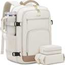 LOVEVOOK 40L Travel Backpack for Women Flight Approved, Carry on Backpack for Airplanes, TSA Personal Item Travel Bag, Waterproof 17 Inch Laptop Backpack, Business Weekender Overnight Daypack, 3Pcs