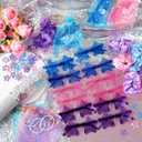 Quelay 162 Pcs/18 Sets Kpop Party Favors Friendship Gifts Includes Scrunchies Hair Clips Bead Bracelets Sunglasses Organza Gift Bags for Popular Singer Party Favors Y2k Fans Birthday(Star)