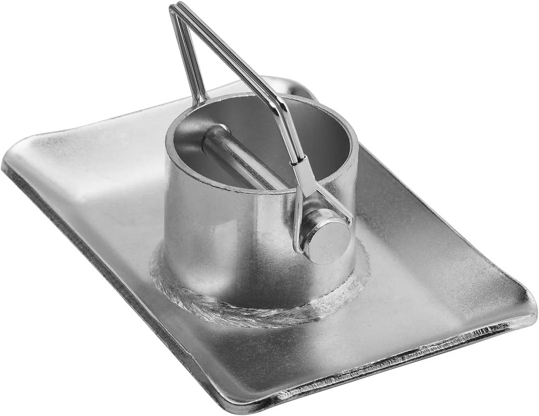 Rockane Trailer Jack Foot Plate 5000lbs Capacity with Pin Base for Boat Hitch Camper,A-Frame Boat, RV - Removable Trailer Foot Plate