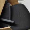 Yaheetech Mid-Back Mesh Office Chair Adjustable Ergonomic Computer Task Chair Swivel Rolling with Lumbar Support Armrest for Home Office Work Study, Black