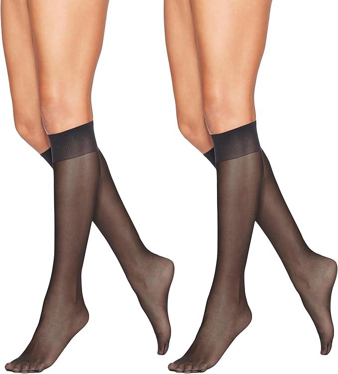 Hanes womens Women's Alive Full Support Knee High A446