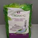 Organyc  100% Organic Cotton Inside and Out Light Incontinence Pads for Bladder Leaks, Ultimate Flow, 14 Count