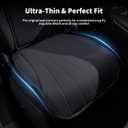 2PCS Leather Car Seat Cushions for Mercedes Benz GLE 350 GLE350 GLE 450 GLE450 2023-2026 Interior Accessories, Non-Slip Bottom All-Season Breathable, Front Seat Protector Cover Pads (Black)