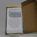 PowerBear Portable Radio | AM/FM, 2AA Battery Operated with Long Range Reception for Indoor, Outdoor & Emergency Use | Radio with Speaker & Headphone Jack (Black)