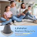 6+6 Pack NES215A/ NES210 Vacuum Filter Set for Eureka NES215A/ NES210/ NES212/ NES215 Blaze Stick Vacuum Cleaner, 6 Vacuum Filters + 6 Pre-Motor Filters, Compare to Part #N0101 & N0102