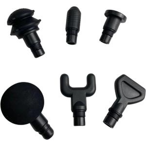 Wokyo 6 PCS Massage Gun Heads Kit, Replaceable 18 mm Massager Gun Attachments, Plug and Play 6 Different Muscle Massager Heads for Full-Body Muscle Relaxation(6 Packs Combo Head Kit)