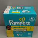 Pampers Swaddlers Diapers, Size 1 (8-14 lbs), 164 Count, Absorbent, Keeps Baby Dry and Comfortable, Skin Safe Disposable Baby Diaper