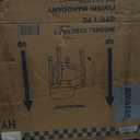 Boss Captains Chair In Black Vinyl W/ Casters (unspecified)