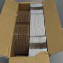 WIFTREY 40 Pack 6x4x3 Small Shipping Boxes for Packing Small Business, White Corrugated Cardboard mailing Box for Shipping