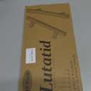 10 Pack 5 Inch Square Brushed Brass Cabinet Pulls for Kitchen Drawer, Stainless Hardware Steel Drawer for Wardrobe Bathroom Cupboard Furniture Pulls, Golden Handles 5Length, 3Hole Center