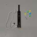 Rechargeable Tooth Polisher with 5 Brush Heads 9 Polish Pastes 4 Speed Modes IPX6 Teeth Cleaning Kit LED Light Dental Cleaning Kit for Home Use Polishing and Whitening of Tooth